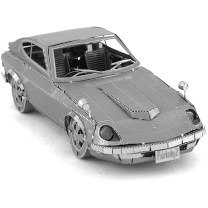 NISSAN FAIRLADY 240Z PUZZLE 3D METAL CAR MODEL CAR MODEL CAR MODEL VEHICLE METAL 3D PUZZLE 3D METAL PUZZLE FOR ADULTS 5.5 X 3.2 X 2.5 CM - Image 4